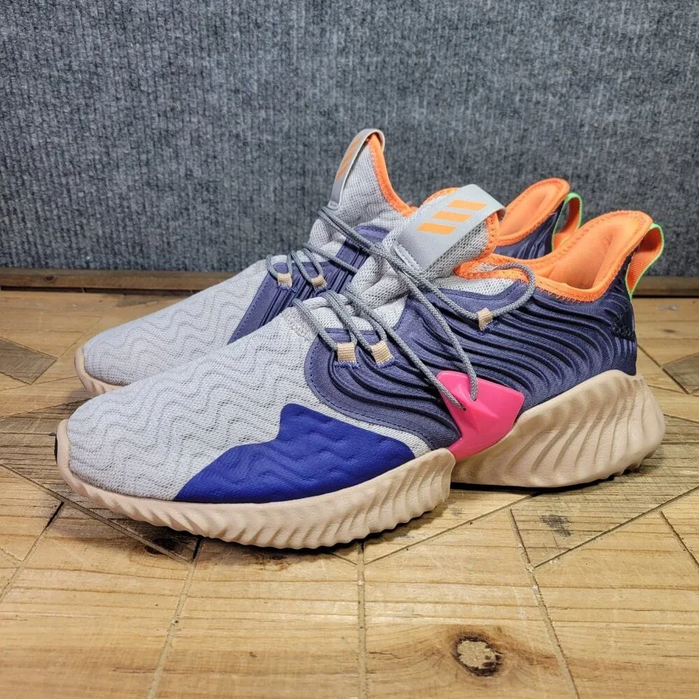 Men adidas‎ Alphabounce Instinct Mens 12 Clima Trace Blue Sneaker Running Shoes
